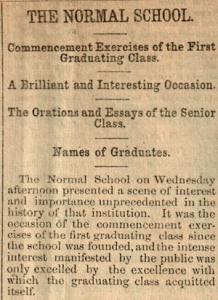 Normal hosts first graduation exercise