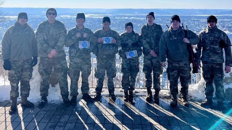 Fox Valley ROTC Battalion based at UWO finishes strong at Northern Warfare Challenge