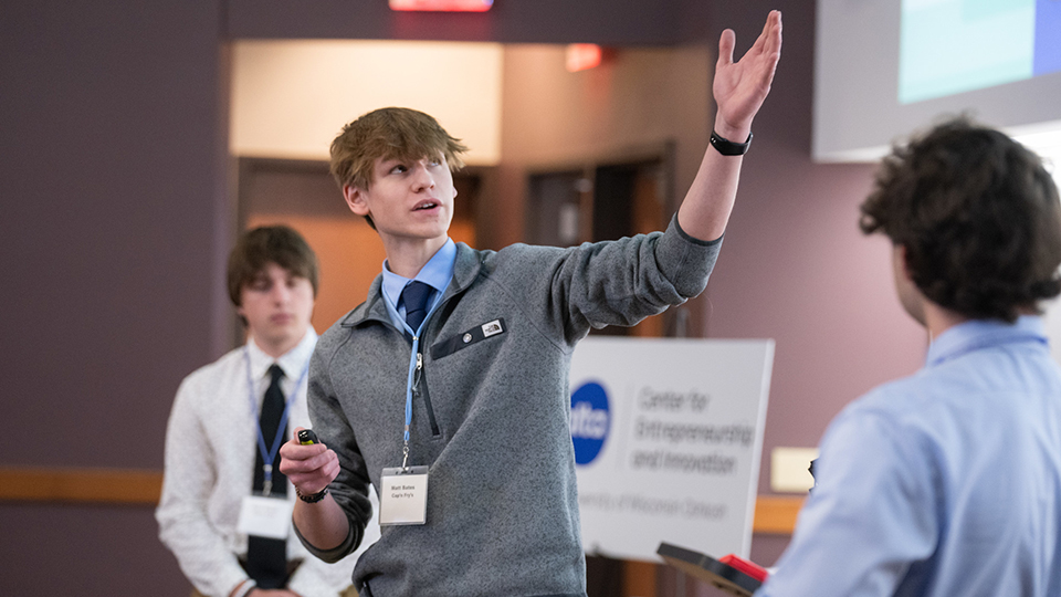 Wisconsin high school teams face off in business model pitch contest at UW Oshkosh
