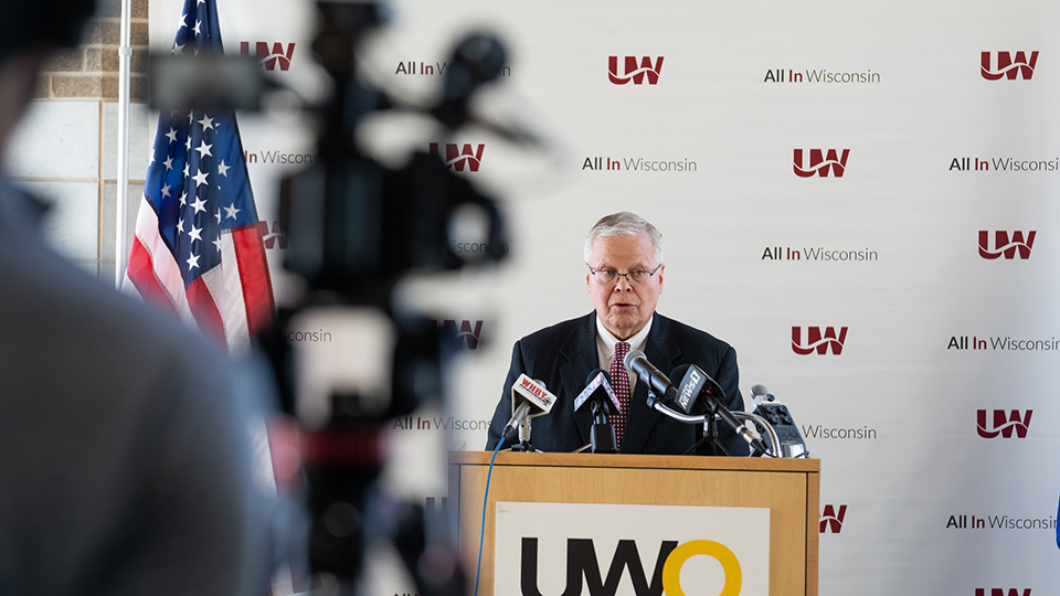 UW System President Jay Rothman announces results of free speech survey