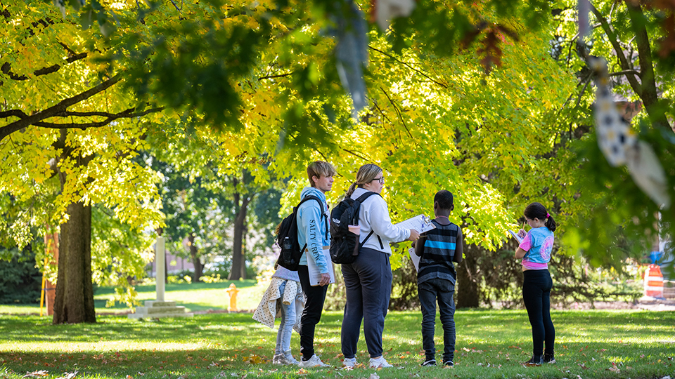We’re all connected: UWO, elementary students help each other study nature